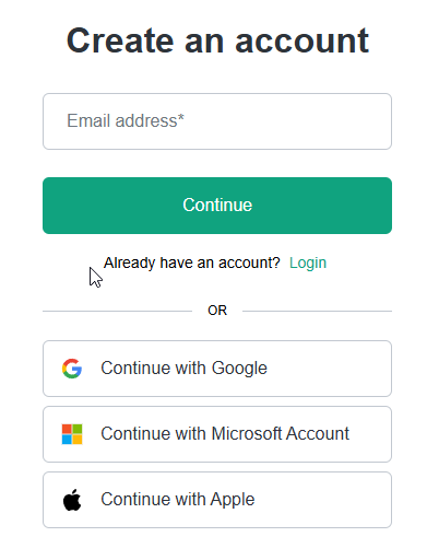 Registrieren bei OpenAI